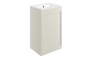 Carina 510mm Floor Standing Unit Inc. Basin - Matt Latte